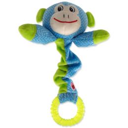 Let's Play Hračka Junior opice modrá 30 cm