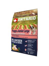 Ontario Puppy & Junior Large Chicken & Potatoes & Herbs