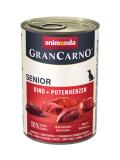 Animonda GranCarno konzerva Senior hovězí, krůtí srdce 400 g