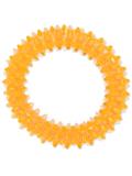 Dog Fantasy Hračka kroužek vroubkovaný oranžový 7 cm