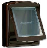 Staywell dvířka hnědá s transparentním flapem 775