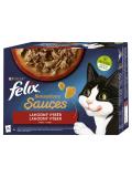 Felix Sensations Sauces Lahodný výběr v omáčce 12x85 g