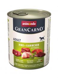 Animonda GranCarno konzerva hovězí, králík, bylinky 800 g