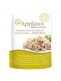 Applaws kapsička cat pouch chicken with lamb in jelly 70 g