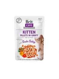Brit Care Cat Pouch Kitten Fillets in Gravy with Tender Turkey 85 g