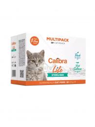 Calibra Cat Life kapsička Sterilised Multipack 12x85 g