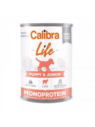Calibra Dog Life konzerva Puppy & Junior Lamb with rice 400 g