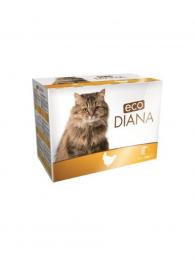 eco Diana Cat kapsičky kuřecí kousky v omáčce 12x100 g