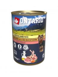 Ontario konzerva Rich in Lamb Paté Flavoured with Sea Buckthorn 400 g