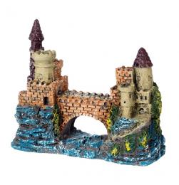 Tommi Dekorace akvarijní PO-040 hrad s mostem 14x5,5x11 cm