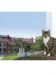 Trixie ochranná síť pro kočky transparentní 4x3 m