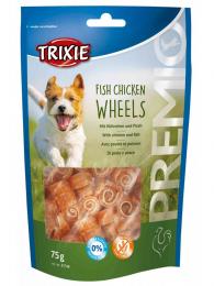Trixie Premio Fish Chicken Wheels měkká kolečka kuře s rybou 75 g