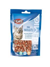 Trixie Premio Trainer Snack Mini Nuggets s tuňákem, kuřecím a catnipem 50 g