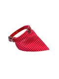 B&F Obojek+bavlněný šátek červený 12x30 cm