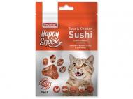 Beaphar Pochoutka Happy Snack Cat sushi s tuňákem a kuřetem 40 g