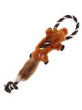Dog Fantasy Hračka Skinneeez s provazem liška 35 cm