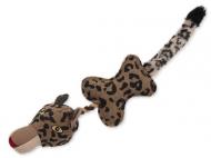 Dog Fantasy Hračka textile Leopard s provazem 55 cm