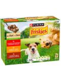 Friskies Dog multipack Adult hovězí, kuřecí a jehněčí ve šťávě 12x85 g