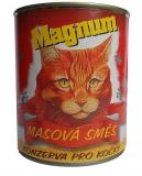 Magnum konzerva pro kočky masová směs 855 g