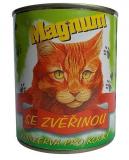 Magnum konzerva pro kočky zvěřina 855 g
