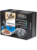 Sheba Selection multipack 10+2 rybí výběr ve šťávě 12x85 g
