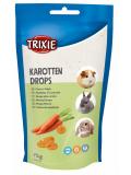Trixie CARROT DROPS mrkvové dropsy pamlsek pro hlodavce 75 g